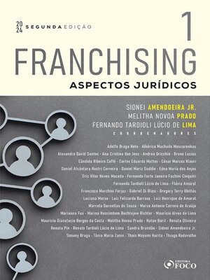 cover image of Franchising--Aspectos Jurídicos--Volume 1